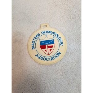Masters Dermatologic Association Round Tag Award Medical Professional Collectibl